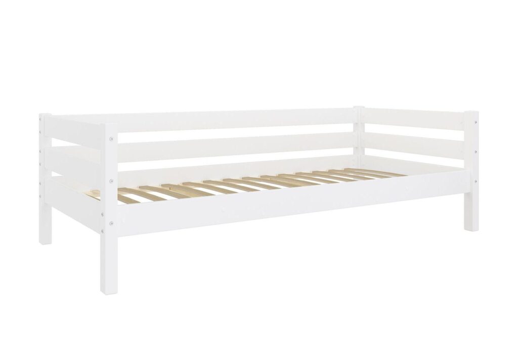 Кровать Глория (белый), без ящиков и бортика (ДШВ 2100х990х650, сп м 900х2000) №3