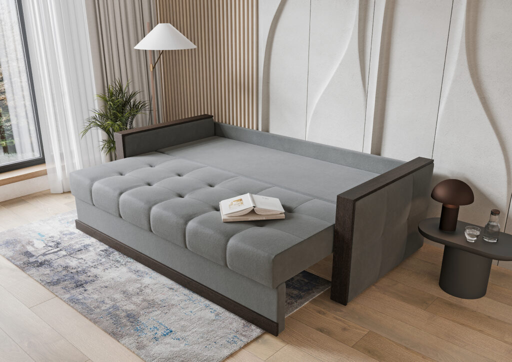 БРУНО диван VIVALDI 08 (DARK GREY) темно-серый №2