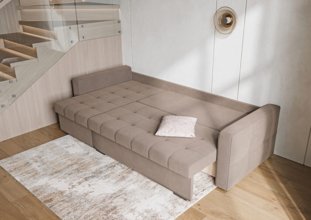 ГРЕЙС угловой диван ULTRA MIDNIGHT темно-синий №4