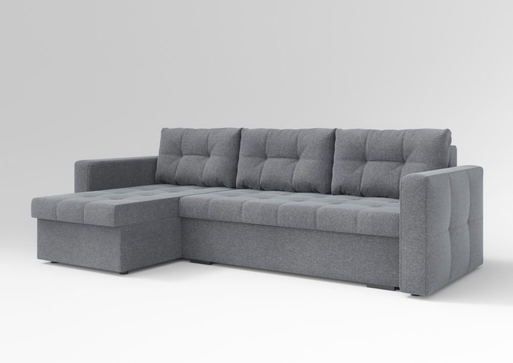 ГРЕЙС угловой диван SHERLOCK 980 серый №2