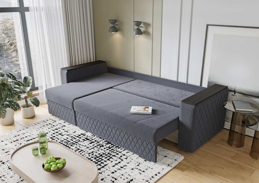 ФОРВАРД угловой диван ULTRA COCOA светло-коричневый №2