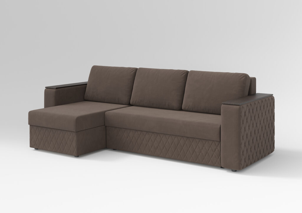 ФОРВАРД угловой диван ULTRA CHOCOLATE коричневый ФОРВАРД угловой диван ULTRA CHOCOLATE коричневый