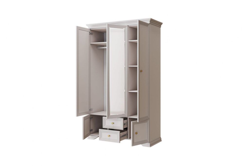 ОРЛАНДО Персидский Жемчуг, Шкаф ШР-3, 1 зеркало 2ящика №4