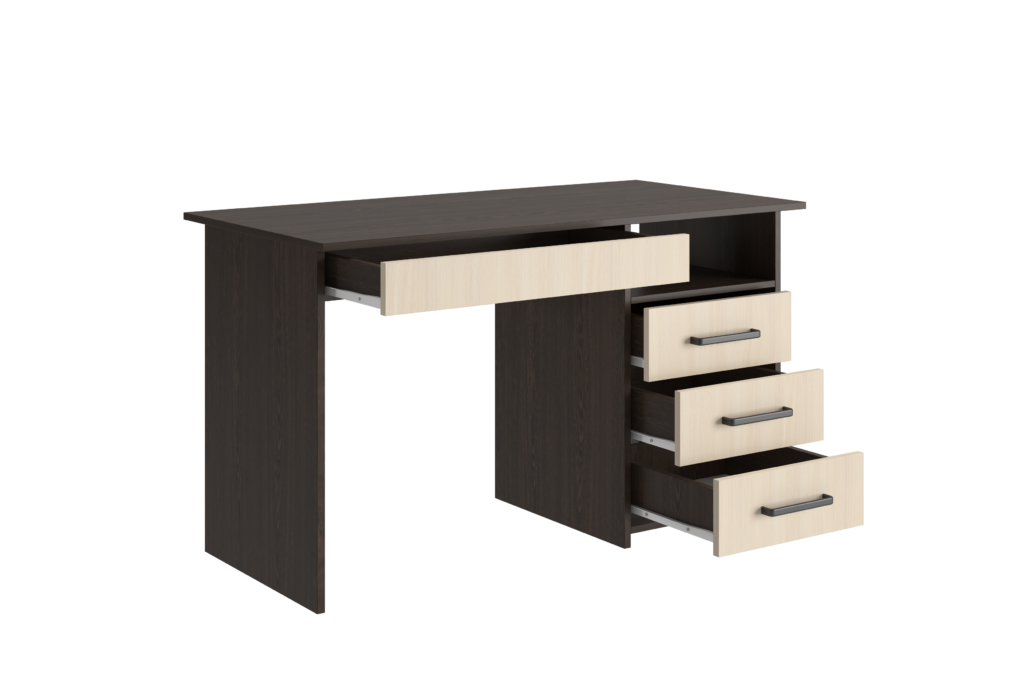 ЛИК-5 Стол письменный СП-3 1150х740х510  венге/дуб молочный №2