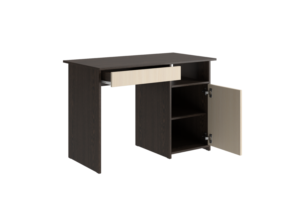 ЛИК-5 Стол письменный СП-2 960х740х510 венге/дуб молочный №2