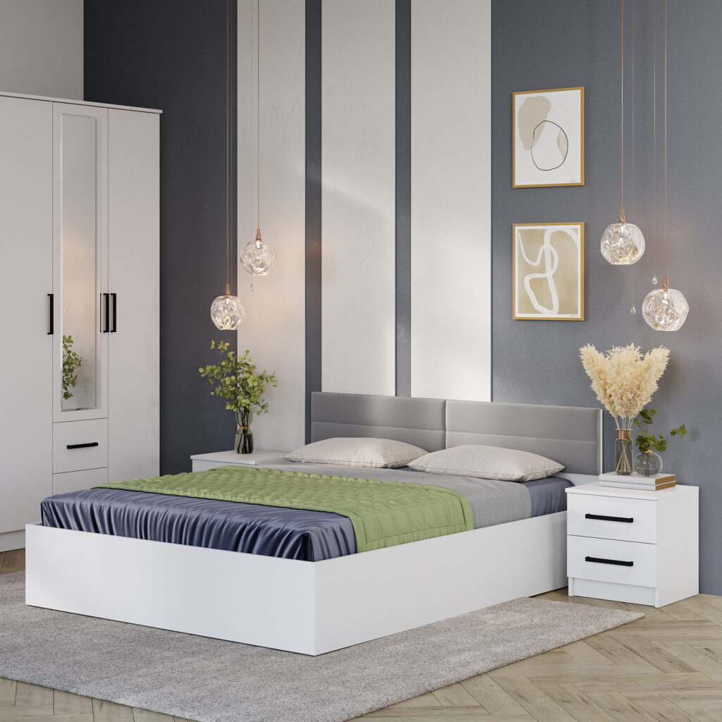 ФЬЮЖН Кровать 1,2м (без настила) №3