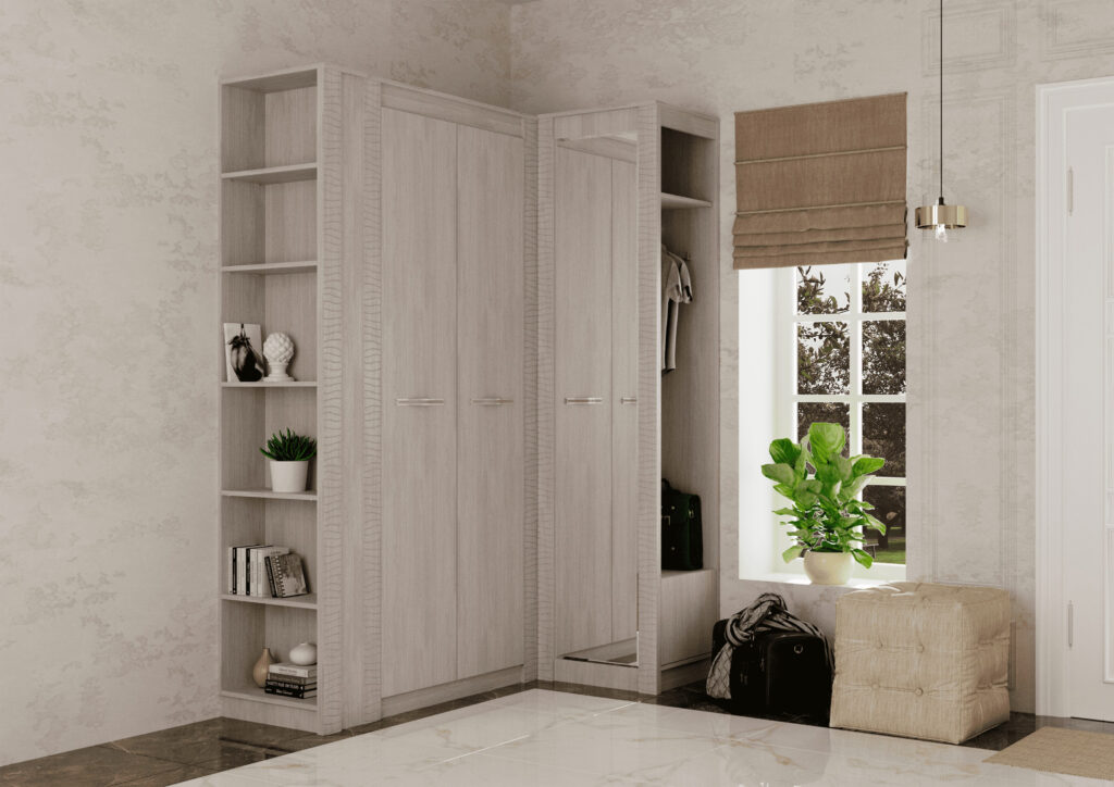 Прихожая «Монако» композиция 2 ясень белый Прихожая «Монако» композиция 2 ясень белый