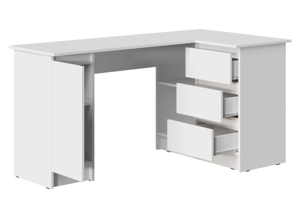 БОСТОН ЛАЙТ Стол письменный СП-003 (угловой) ЛДСП Белый №3