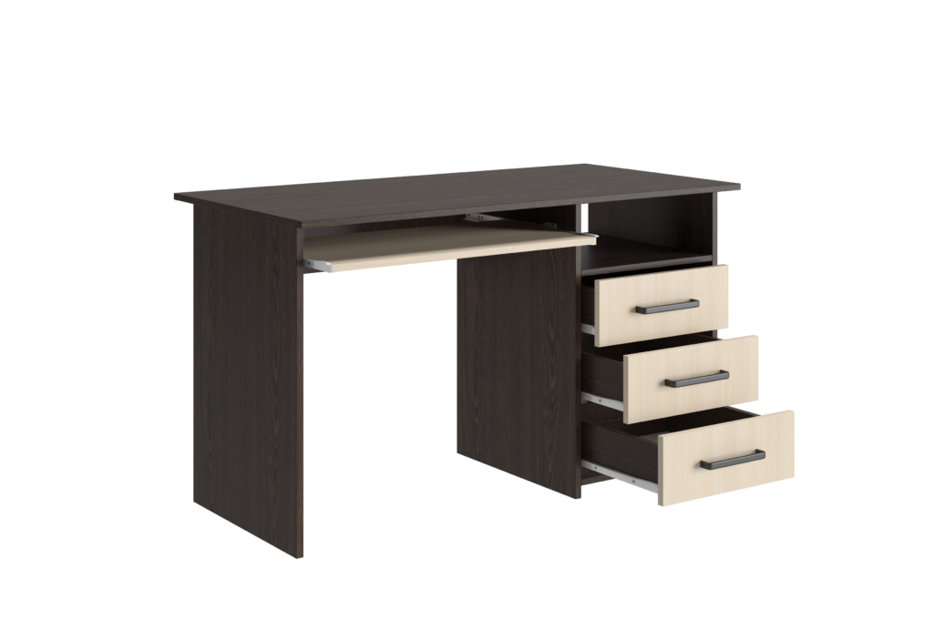 ЛИК-5 Стол компьютерный СК-6 1150х740х570 венге/дуб молочный №2