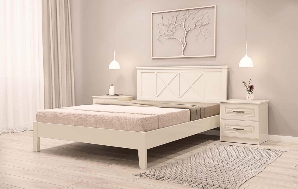 ГРАЦИЯ-2 кровать 1,4м, цвет ЛЬНЯНОЙ* №2