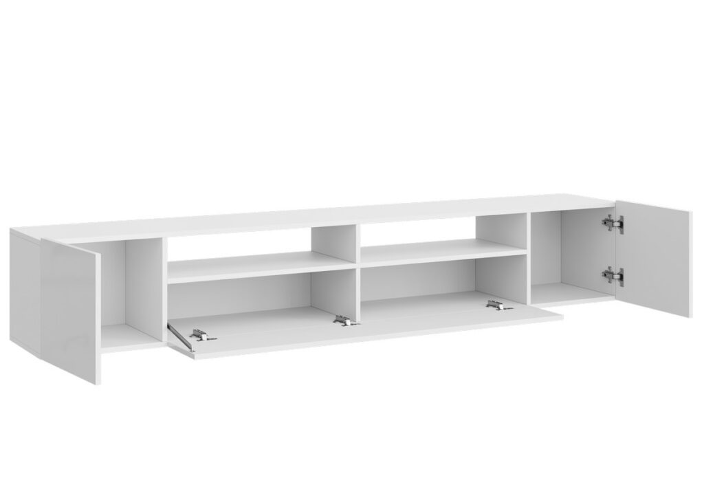 СОЛО-16 Тумба под ТВ (МДФ) белый №2