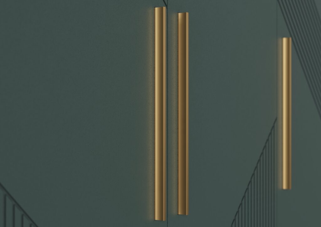 KOSTA Шкаф ШК-001 (3ств.) Дуб Крафт золотой/матовая Лофт Сланец №7