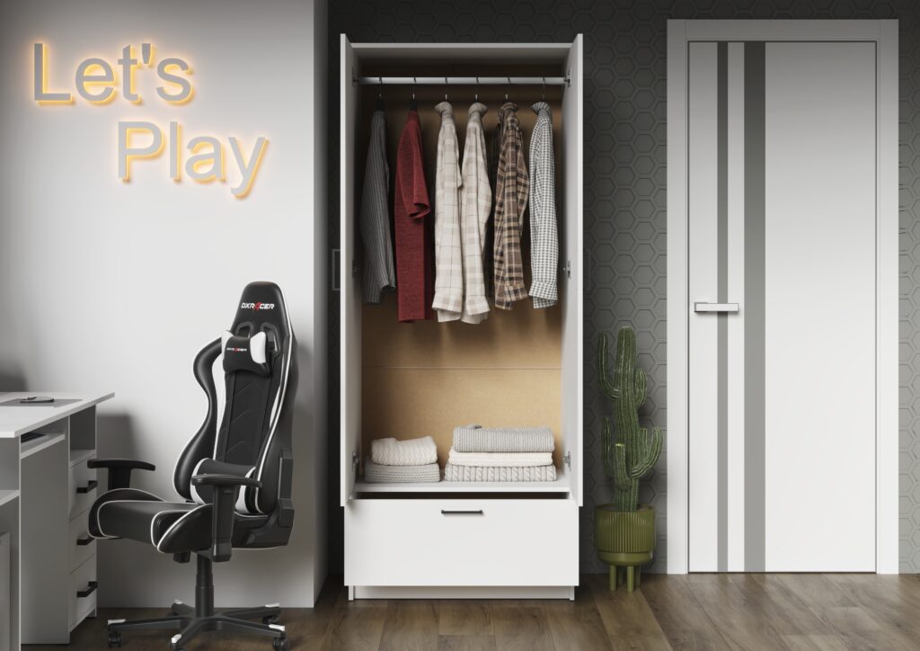 ДИОНИС Шкаф ШК-001 Белый №4