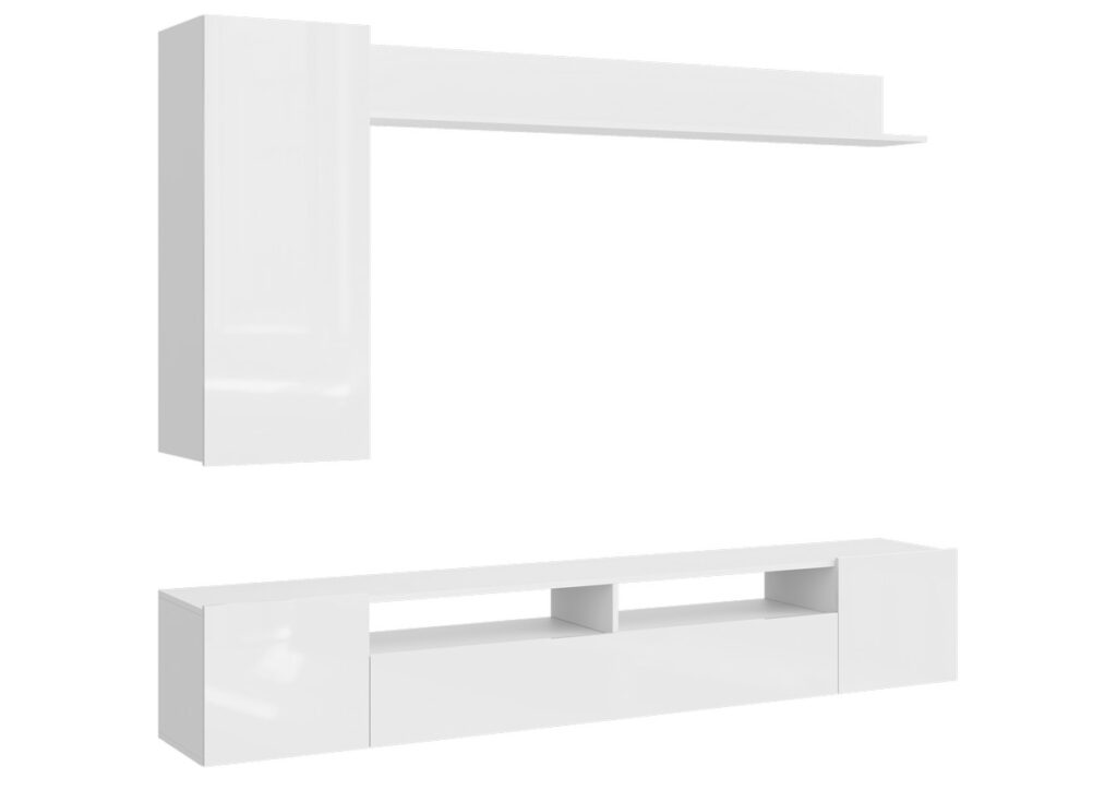 СОЛО-16 НМ Стенка МДФ глянцевая Белый СОЛО-16 НМ Стенка МДФ глянцевая Белый