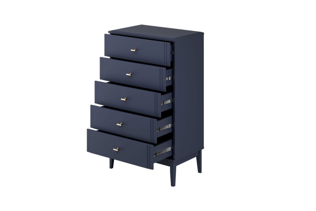 ДЖАЛИ Темный лазурный ЛАК СГ, Комод 5 ящиков №2
