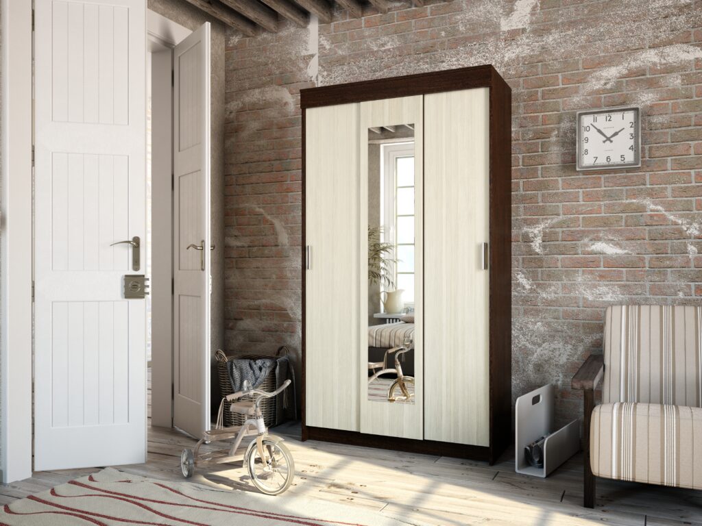 ЭКО шкаф-купе ВЕНГЕ/ЛОРЕДО №2