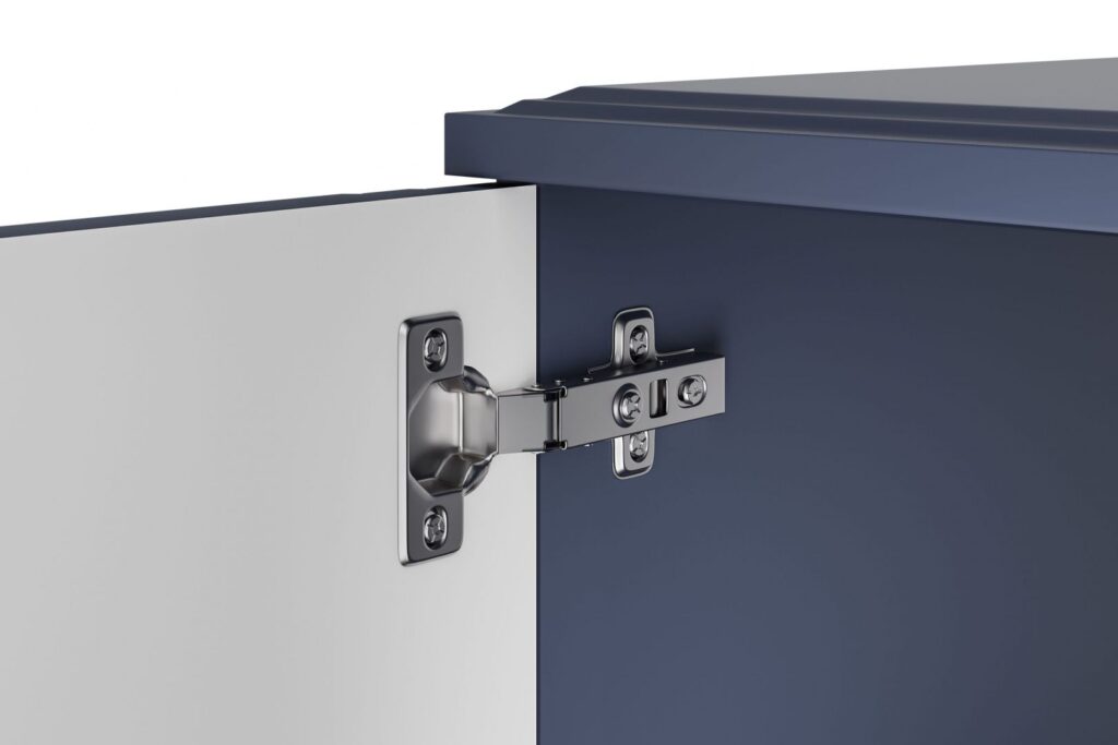 ДЖАЛИ Темный лазурный ЛАК СГ, Шкаф с витриной 1 — дверь №2