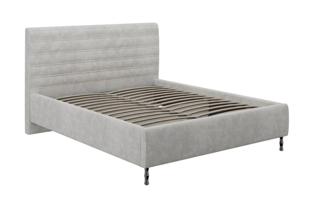 Кровать ФАБИАНА 1,6 /металлокаркас/ВАРИАНТ 5 (перламутровый) №2