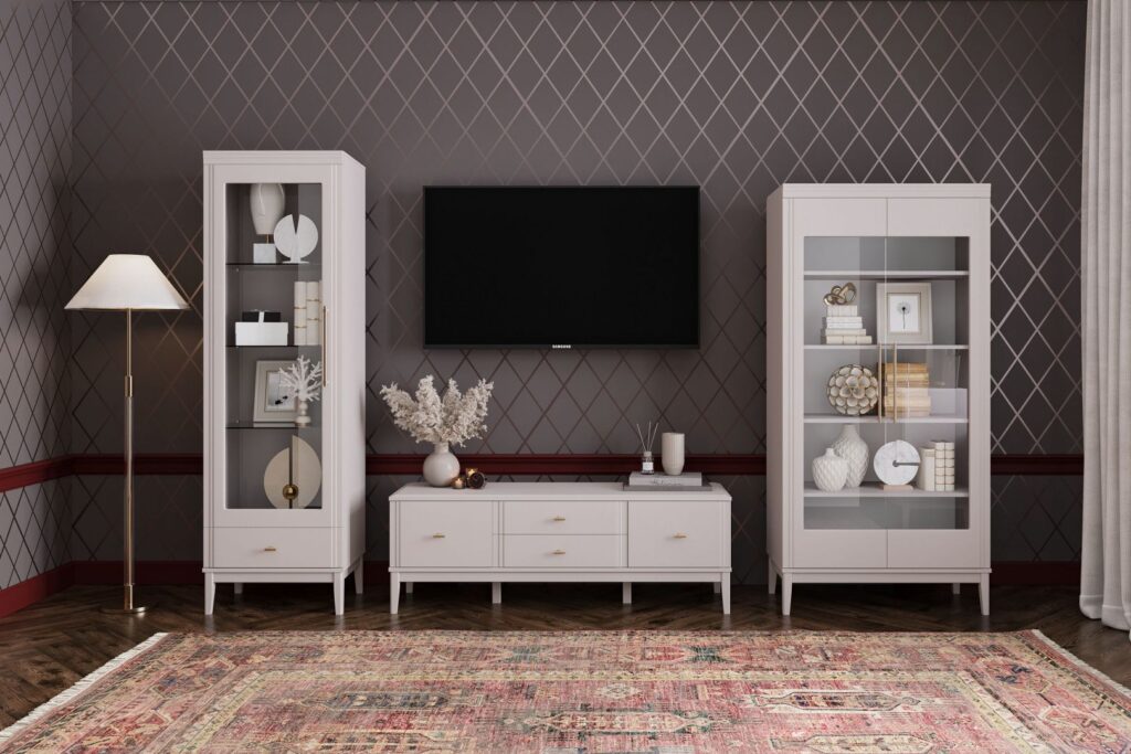 Гостиная модульная «Джали» Льняной Гостиная модульная «Джали» Льняной