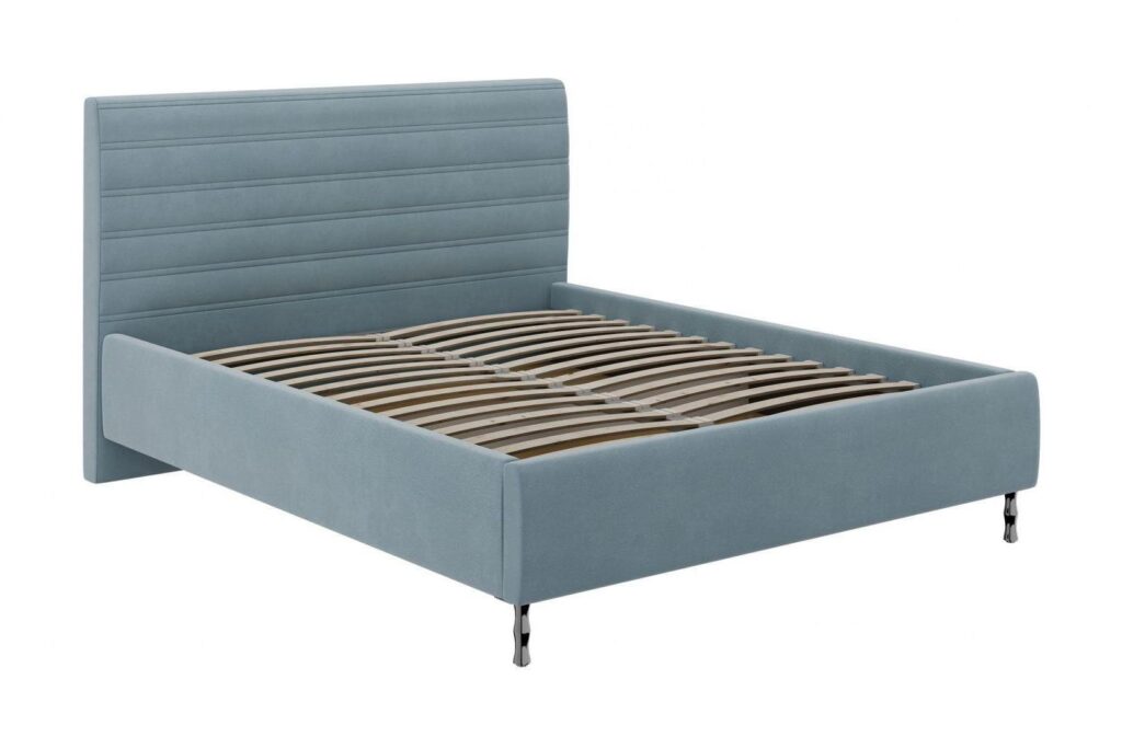 Кровать ФАБИАНА 1,6 /металлокаркас/ВАРИАНТ 3 (голубая сталь) №2