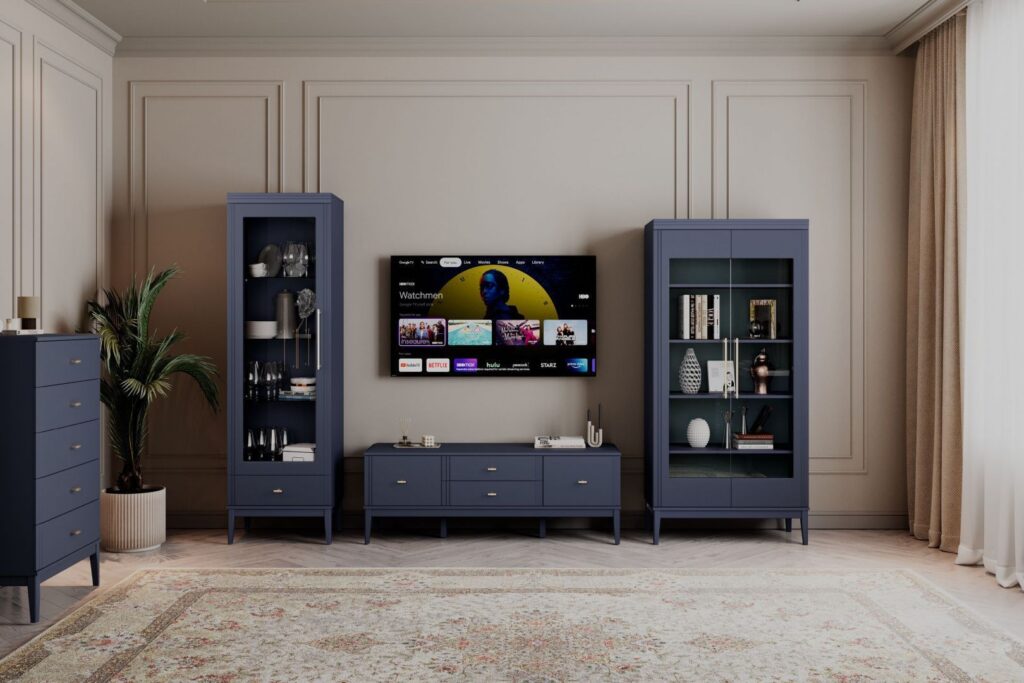 Гостиная модульная «Джали» Тёмный Лазурный Гостиная модульная «Джали» Тёмный Лазурный