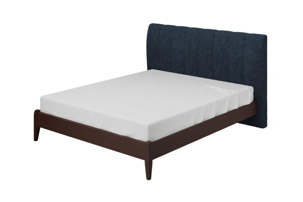 Кровать «Джали» Дуб коньяк/Темный лазурный 1400*2000