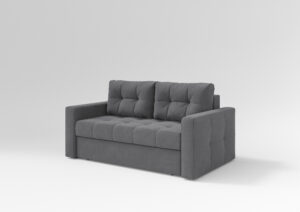 ГРЕЙС МИНИ 120 КОМФОРТ диван VIVALDI 08 (DARK GREY) темно-серый