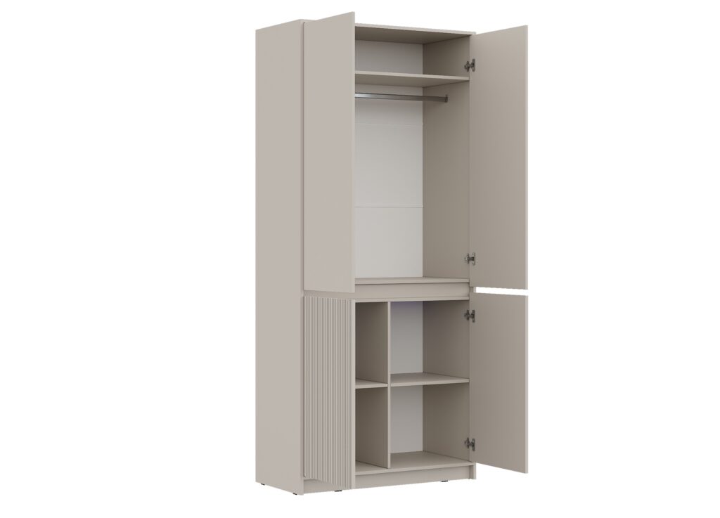 МИРЕН Шкаф ШК-002 Кашемир  / матовая Моно керамика №2