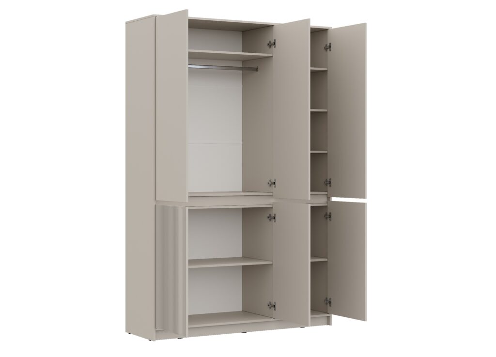 МИРЕН Шкаф ШК-003 Кашемир  / матовая Моно керамика №2