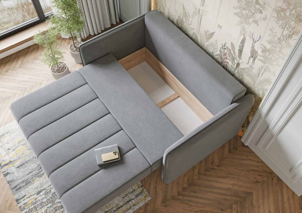 МОНАКО МИНИ 120 Комфорт диван, ткань EPIC 25 TAUPE №2