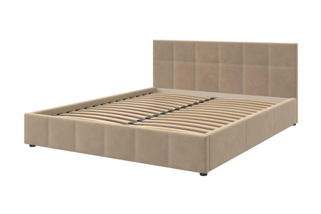 Кровать ГРЕТА 1,4 м/металлокаркас/ВАРИАНТ 1 (латте) №2