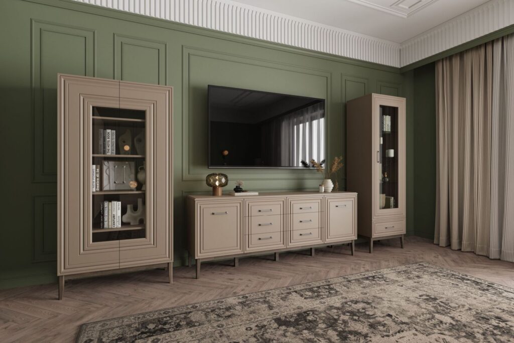 Гостиная модульная «Гориция» Мокко мусс /Латте №2