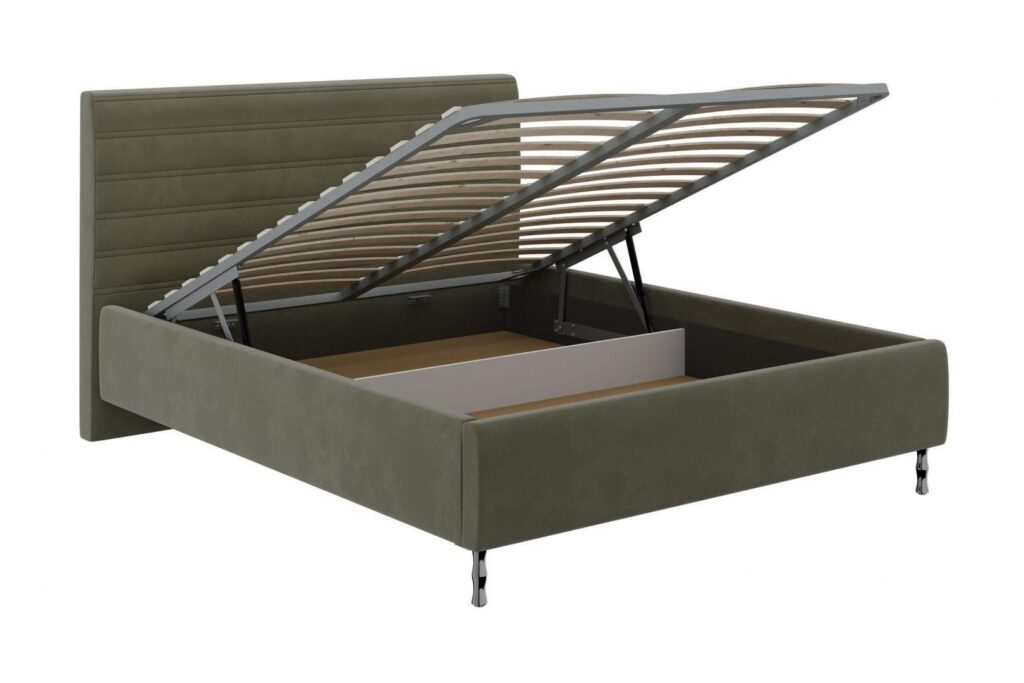 Кровать ФАБИАНА 1,6 м с подъемным мех./ВАРИАНТ 2 (тростниковый) №3