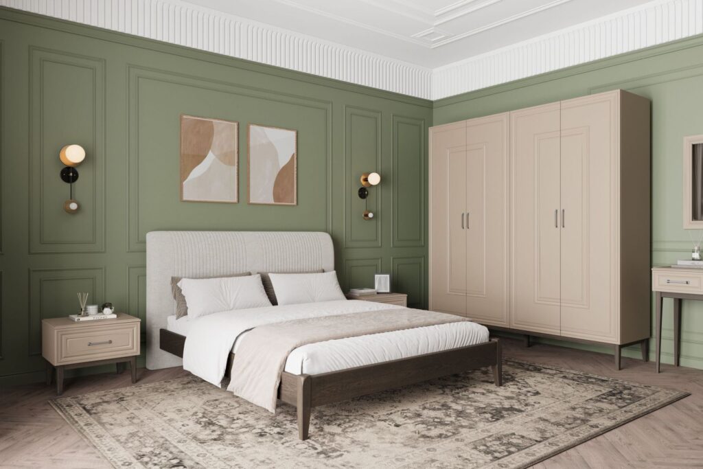 Спальный гарнитур «Гориция» Мокко мусс/ Латте №3