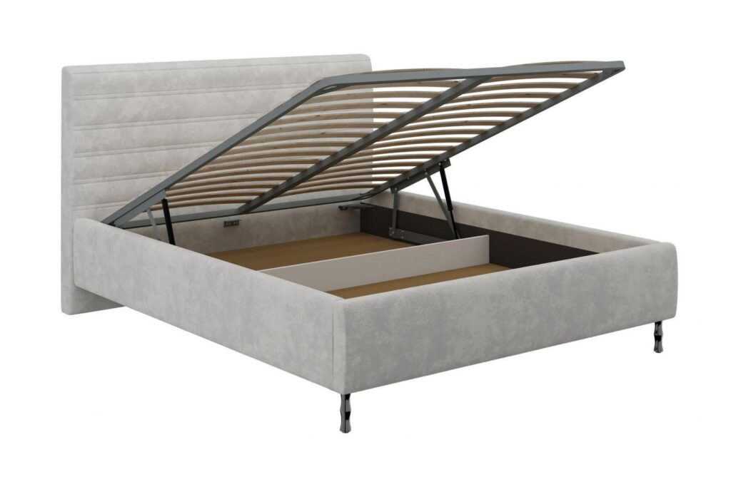 Кровать ФАБИАНА 1,6м с подъемным мех./ВАРИАНТ 5 (перламутровый) №4