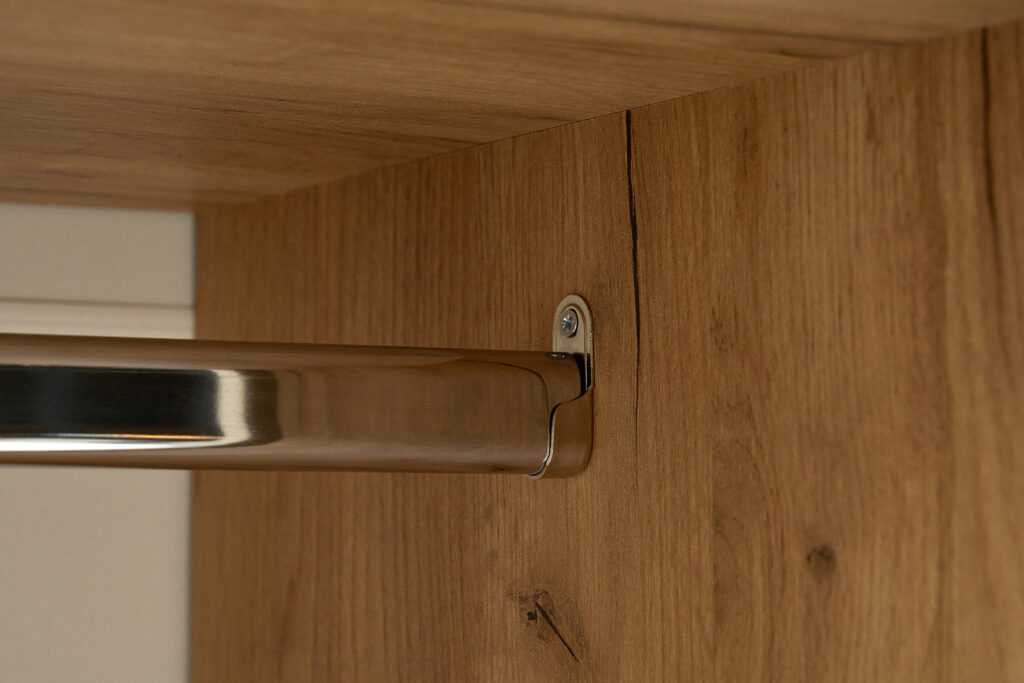 RICH Шкаф ШК-002 Дуб Крафт золотой/Миндаль/Глиняный серый №5