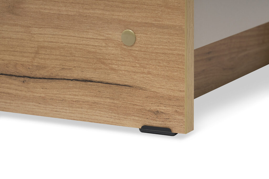 RICH Шкаф ШК-002 Дуб Крафт золотой/Миндаль/Глиняный серый №4