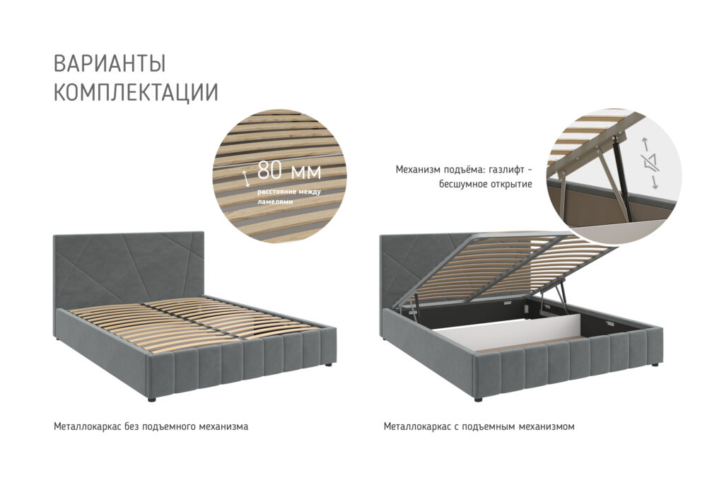 Кровать НЕЛЬСОН / АБСТРАКЦИЯ / 1,4 /металлокаркас / ВАРИАНТ 9 (карамель) №6