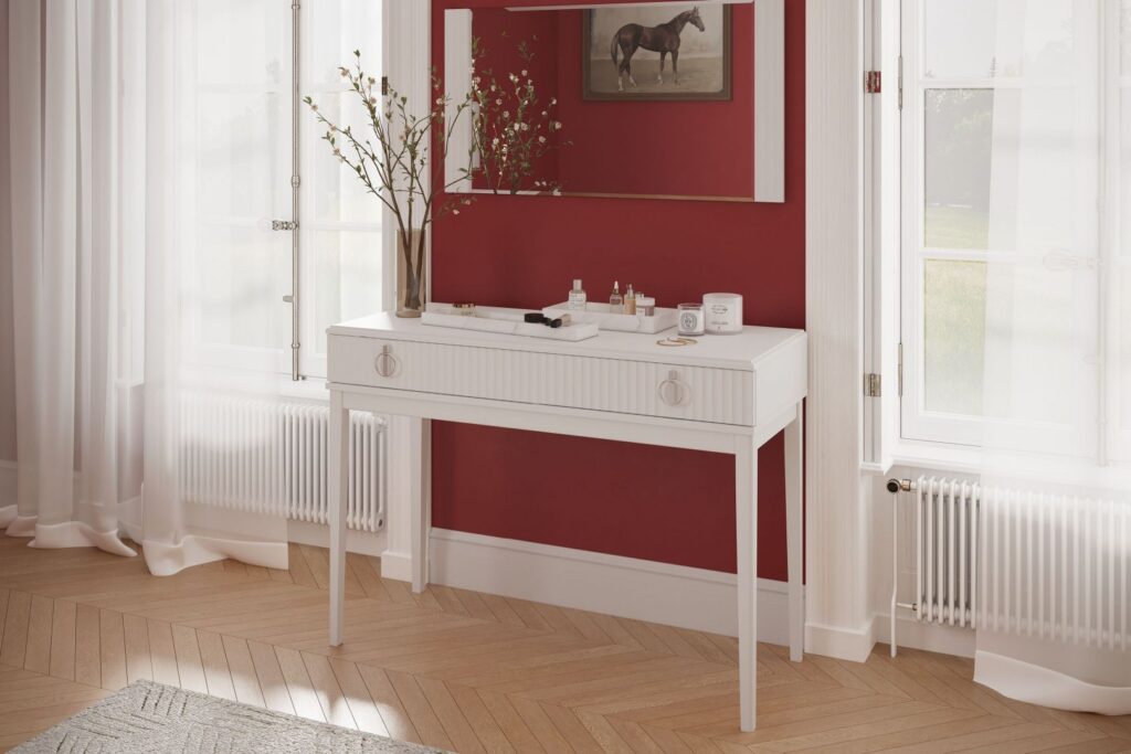 ФАРГО Белый ЛАК Стол туалетный №4