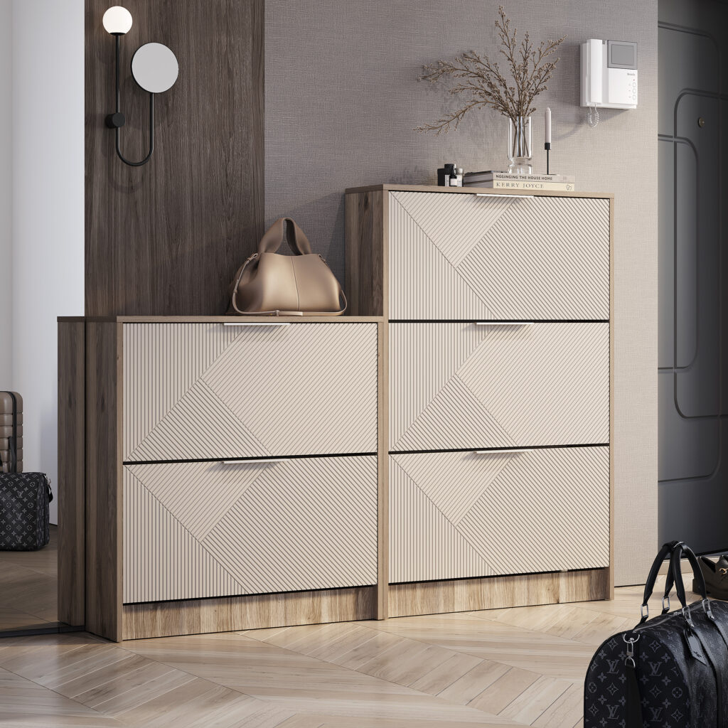 ЭМИЛИЯ Обувница ТБ-22 дуб смоки/айриш MF03 №4