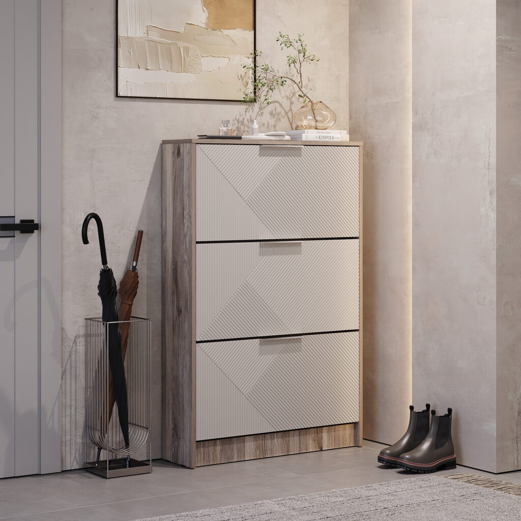 ЭМИЛИЯ Обувница ТБ-23 дуб смоки/айриш MF03 №2