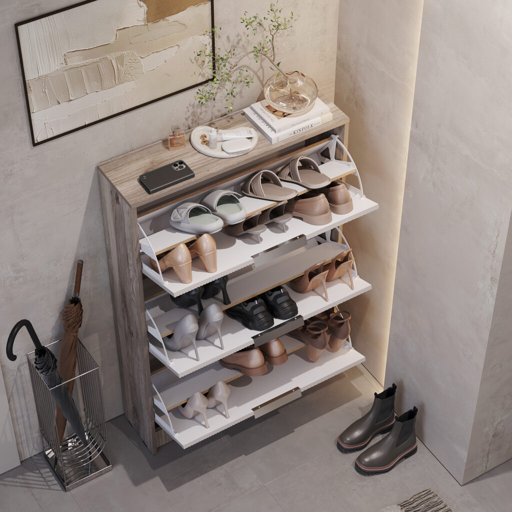 ЭМИЛИЯ Обувница ТБ-23 дуб смоки/айриш MF03 №3