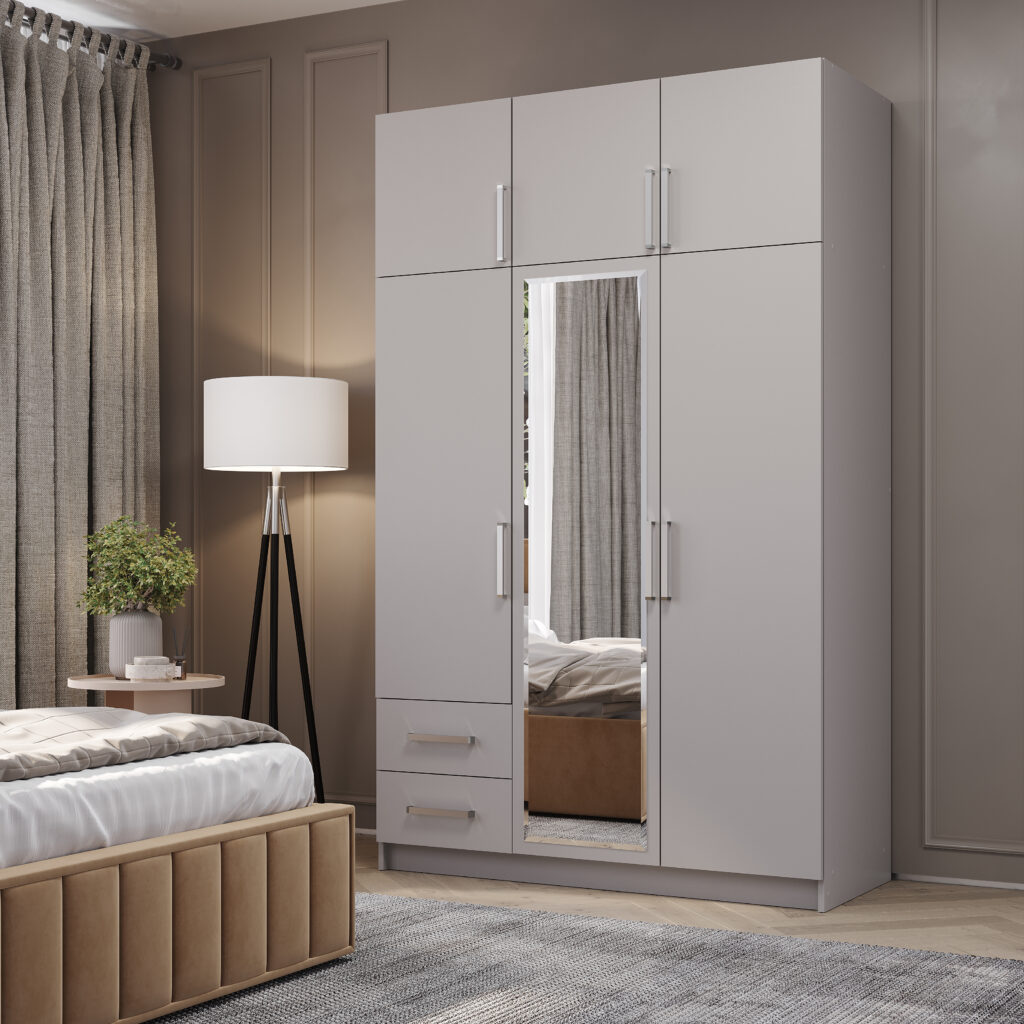 ШКАФ 3-х створчатый с ящиками КАШЕМИР №2