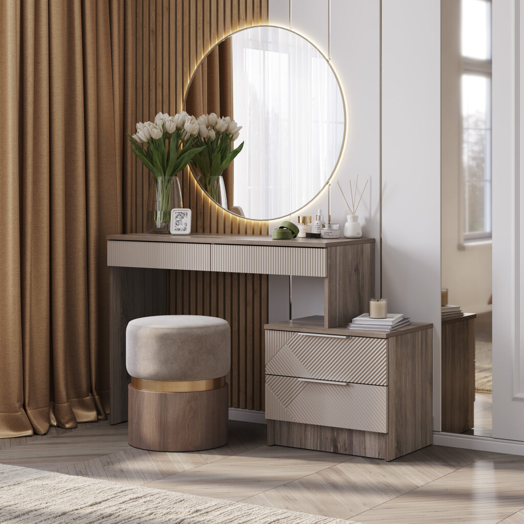 ЭМИЛИЯ Стол туалетный СТ-02 дуб смоки/айриш MF03 №2