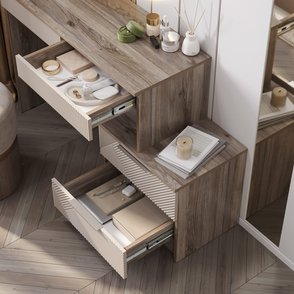 ЭМИЛИЯ Стол туалетный СТ-02 дуб смоки/айриш MF03 №3