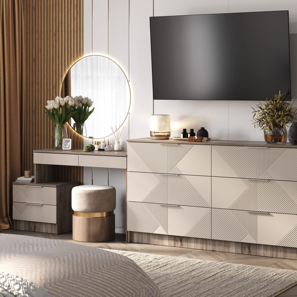 ЭМИЛИЯ Стол туалетный СТ-02 дуб смоки/айриш MF03 №4