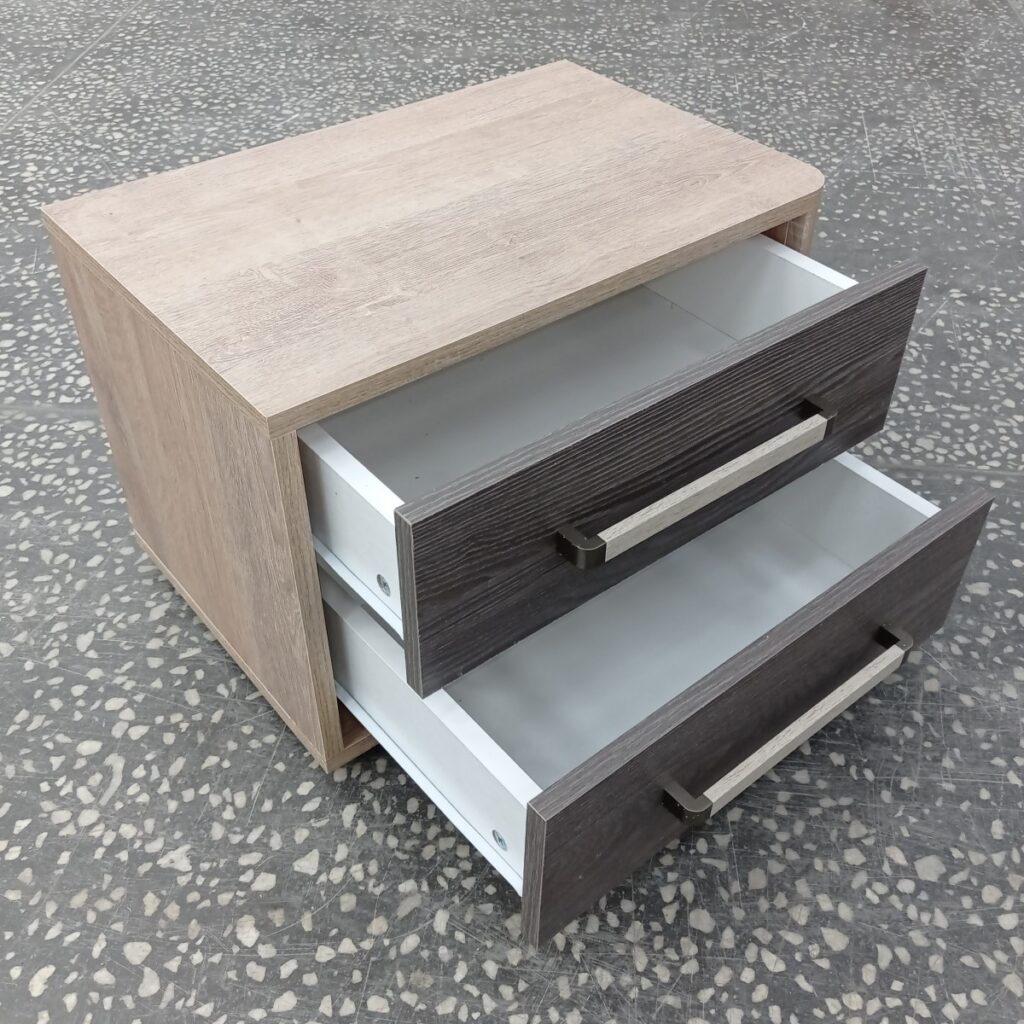 ВЕРСАЛЬ-2 Тумба прикроватная ТП-5 Дуб Баррик / Ясень Анкор/белый №2