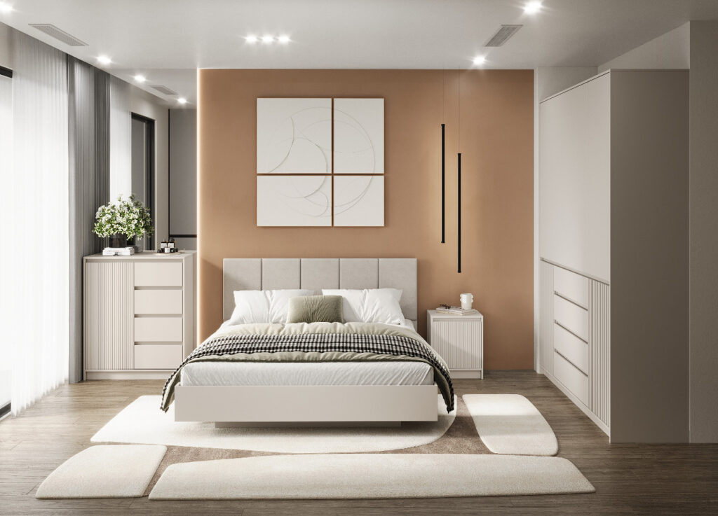 Спальный гарнитур «Мирен» Кашемир 5981 BS / матовая Моно керамика №2