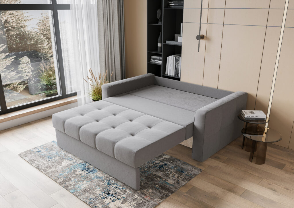 ГРЕЙС МИНИ КОМФОРТ 140  диван VIVALDI 08 (DARK GREY) темно-серый №2