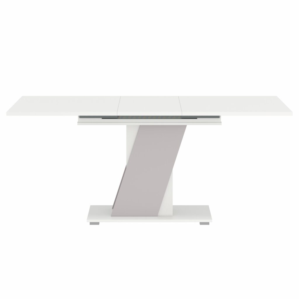 АРТИС Стол 69.12 (белый / кашемир) (1370х800 в сложенном / 1770х800 в разложенном) №4